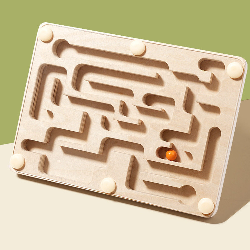 Jewelry Making Board - Small Wooden Balance Bead Maze, Balancing