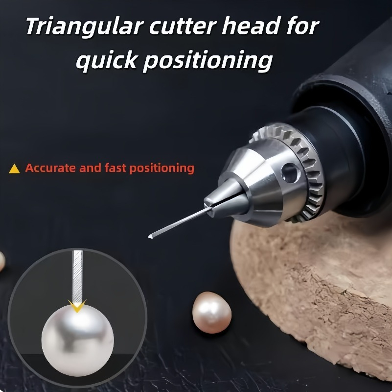 Jewelry Making Machines - Pearl Drilling Needle, Double Headed Triangular