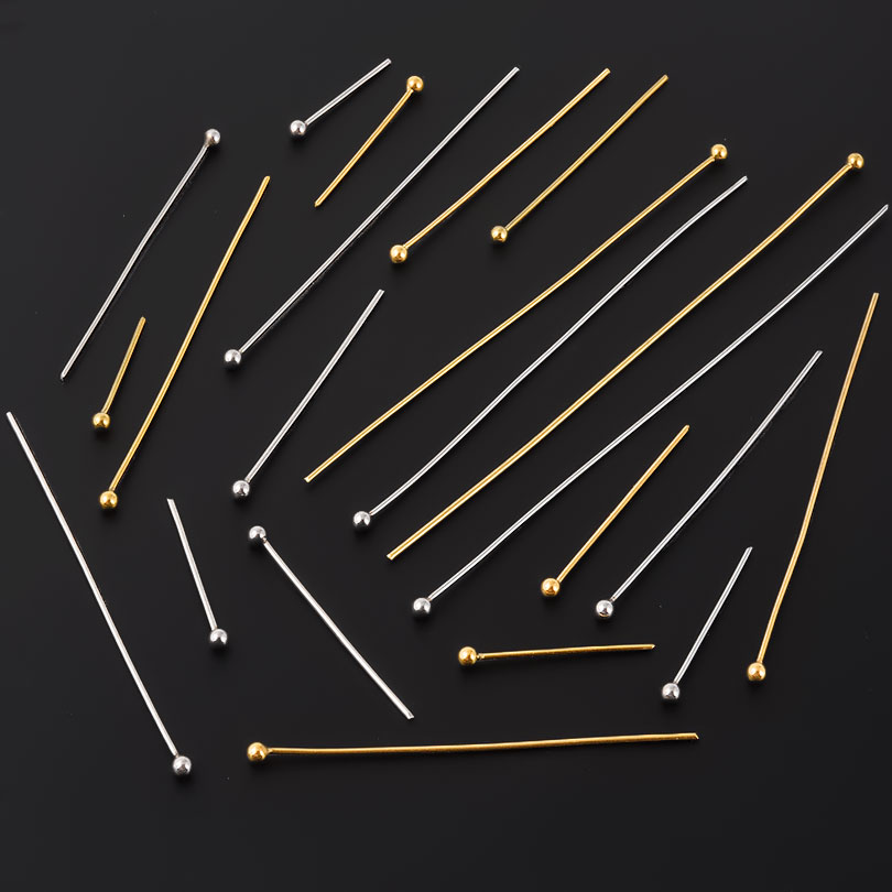 50pcs/Lot 18K Gold Plated Ball - đánh giá và giá Jewelry Making Drill