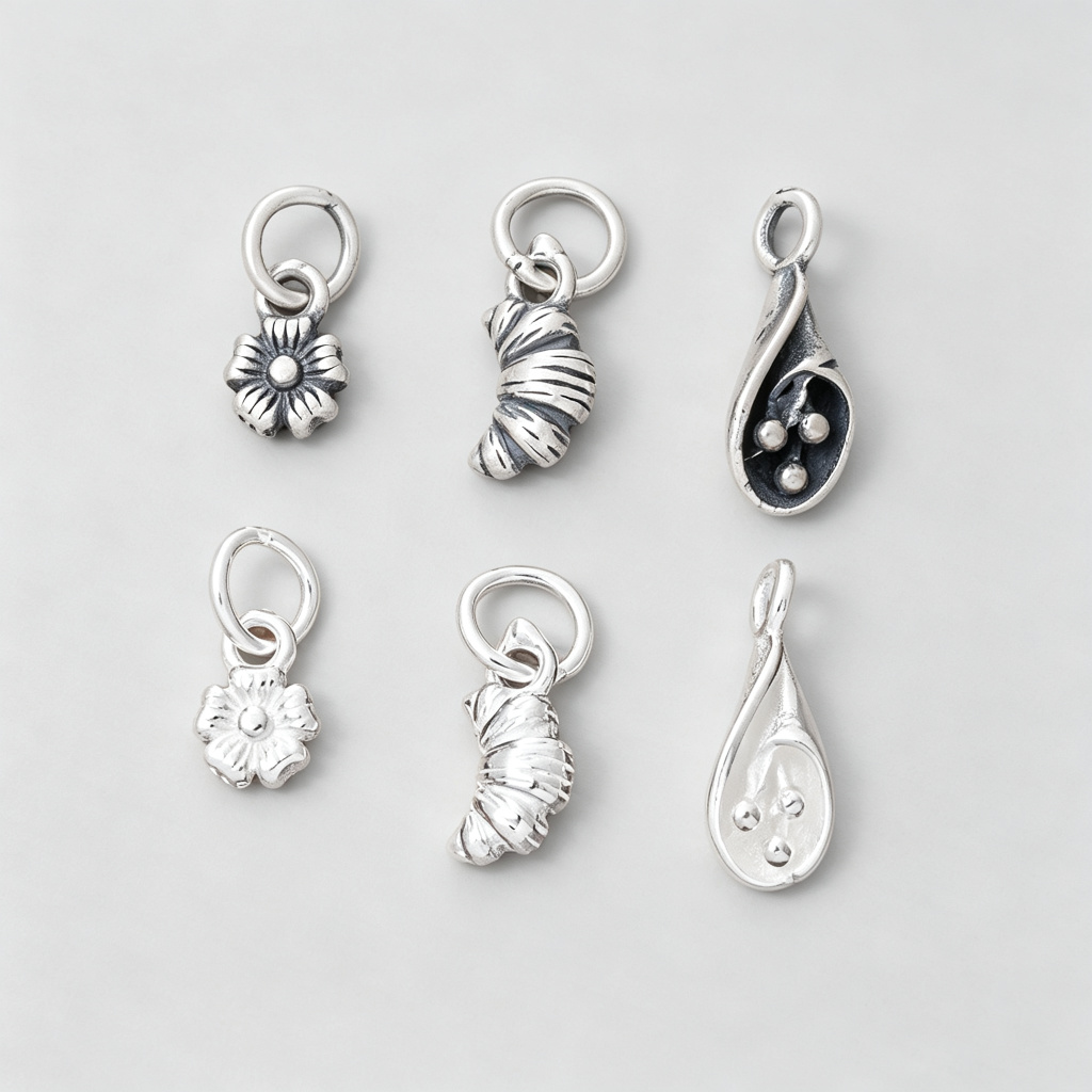 925 Silver Small Charms Retro  - đánh giá và giá Jewelry Making In La