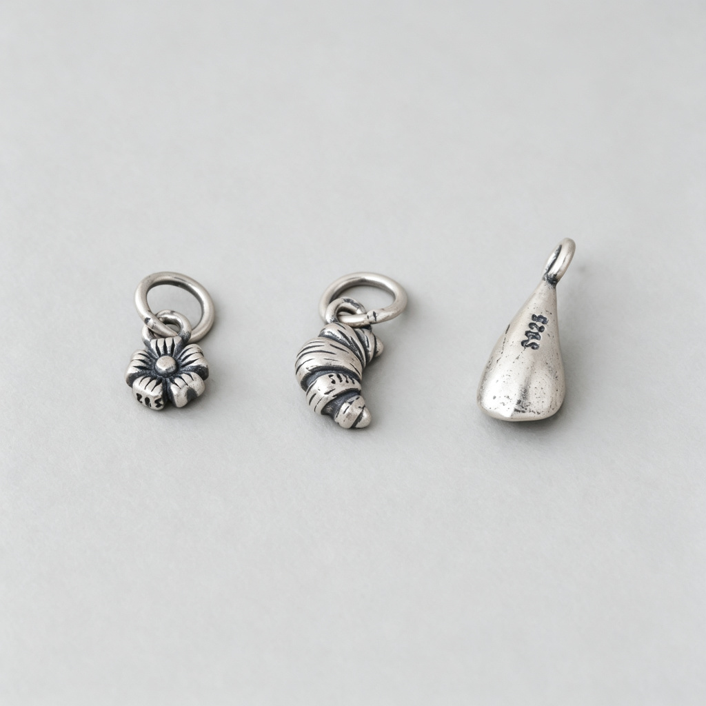 925 Silver Small Charms Retro  - đánh giá và giá Jewelry Making In La