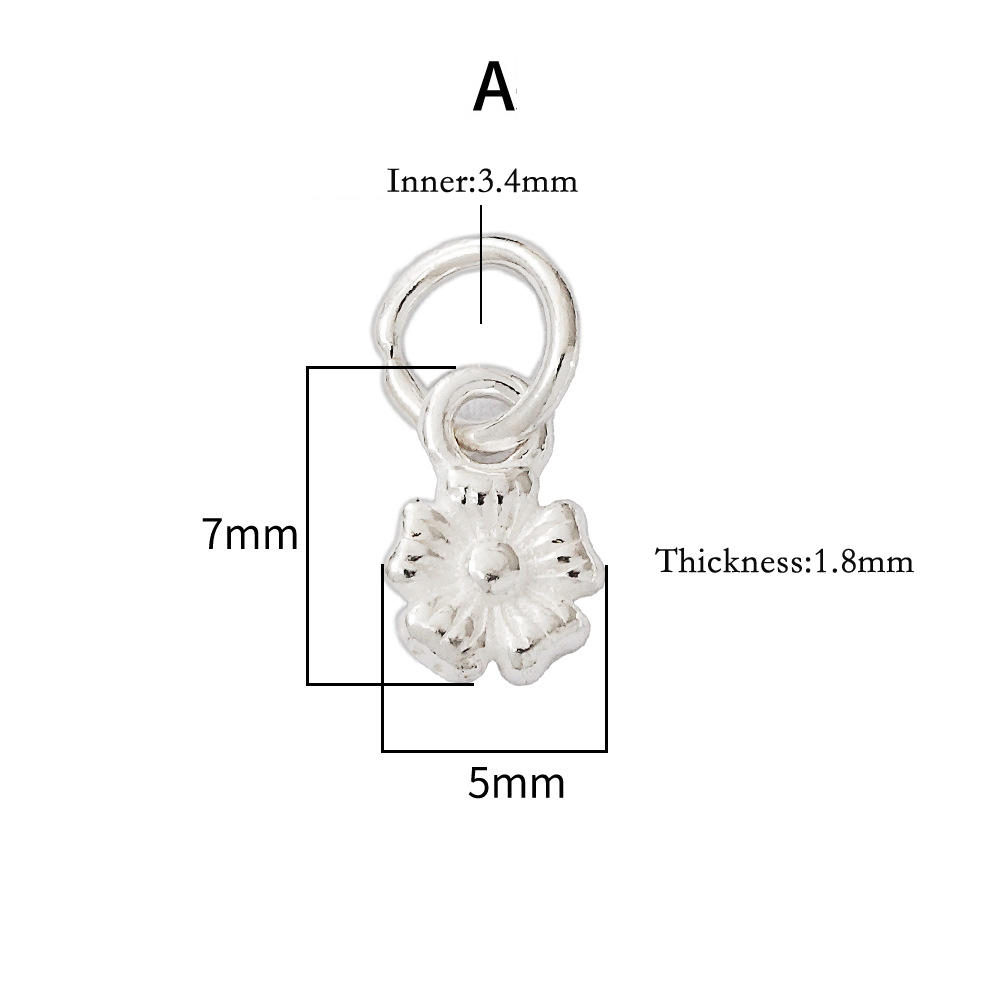 925 Silver Small Charms Retro  - đánh giá và giá Jewelry Making In La
