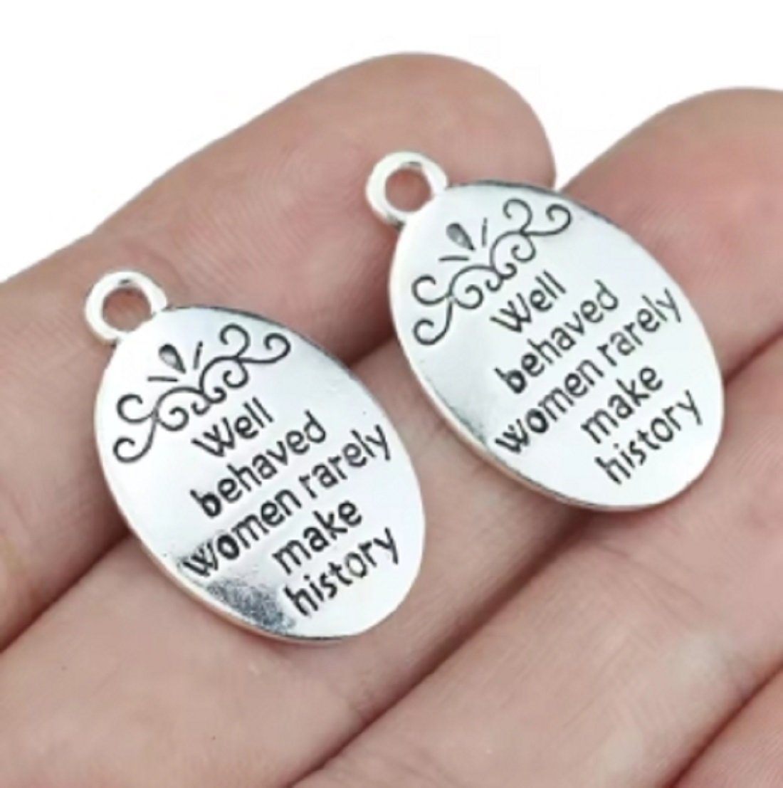 10 Pcs/Lot Oval Antique Silver - đánh giá và giá Jewelry Making History