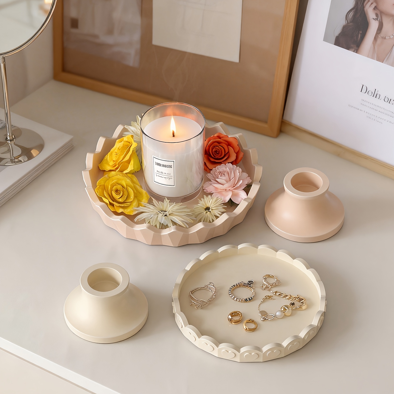 2pcs Silicone Tray Mold Set, R - đánh giá và giá Jewelry Making Board