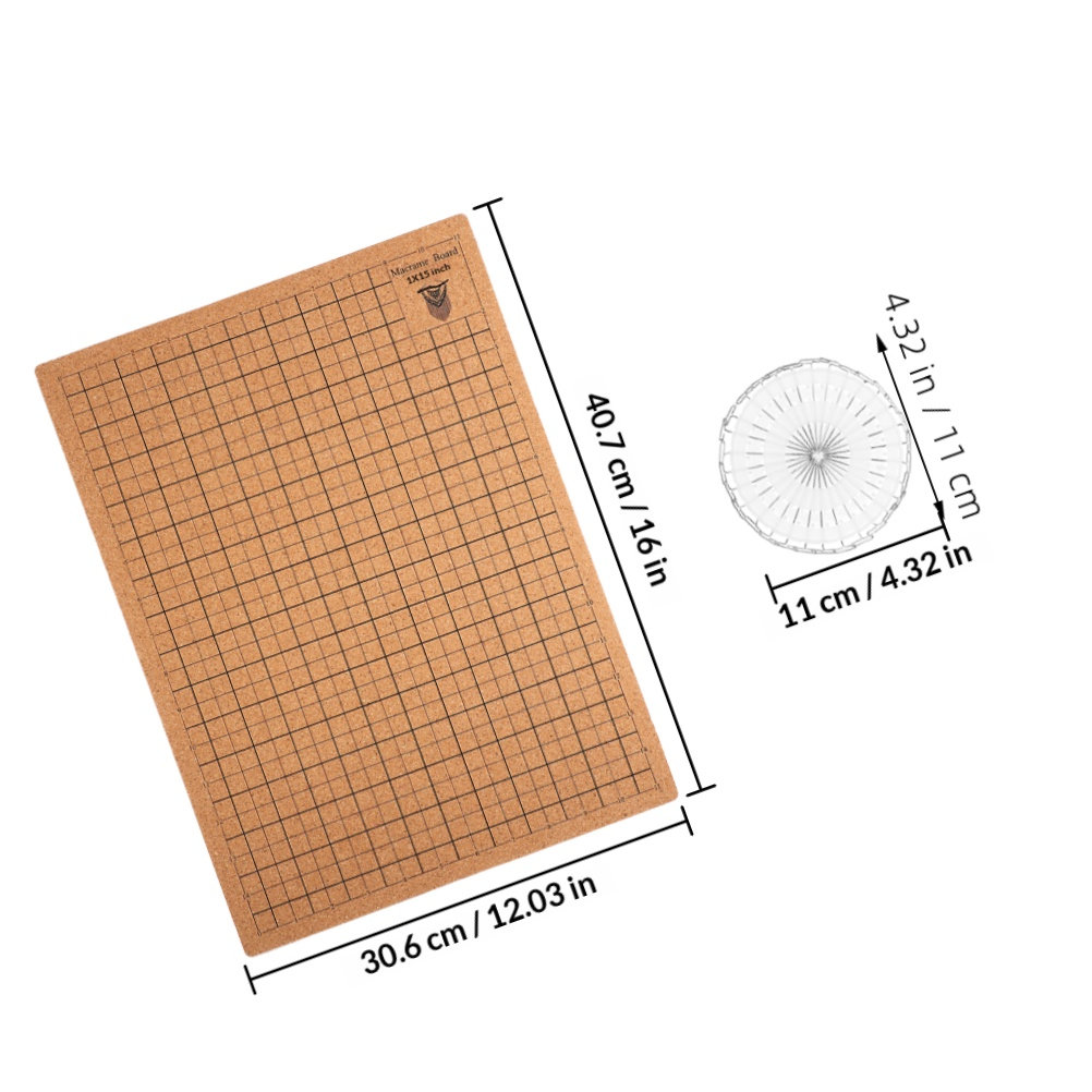 Cork Macrame Board with Grid P - đánh giá và giá Jewelry Making Board