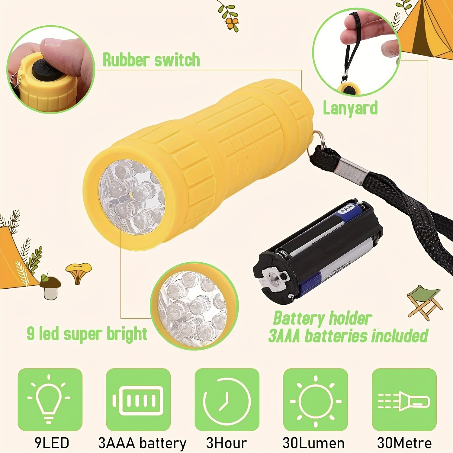 Mini Portable Flashlight Nine  - đánh giá và giá Jewelry Making Torch