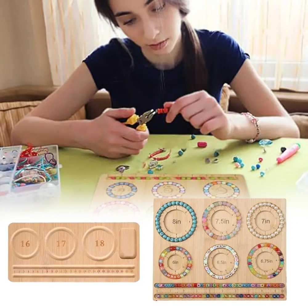 8 Type Wooden Flocked Beading  - đánh giá và giá Jewelry Making Board