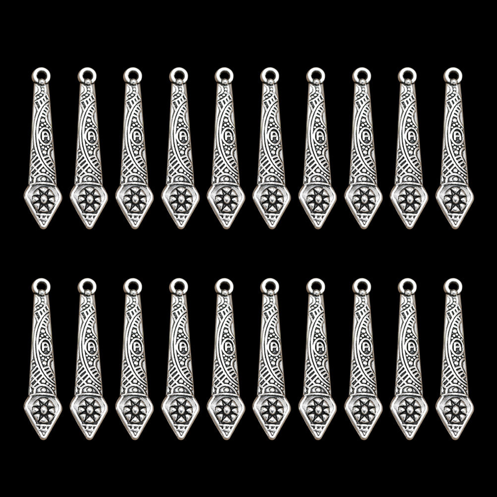 20Pcs Alloy Torch Charm Pendan - đánh giá và giá Jewelry Making Torch