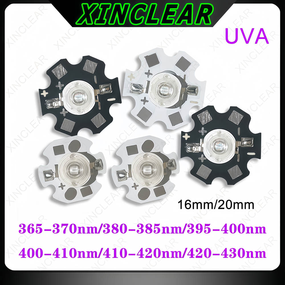 3W UVA LED Chips UVA 370nm 380 - đánh giá và giá Jewelry Making Board