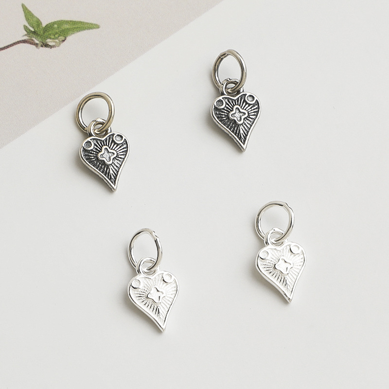925 Silver Pendant Heart Charm - đánh giá và giá Jewelry Making In La