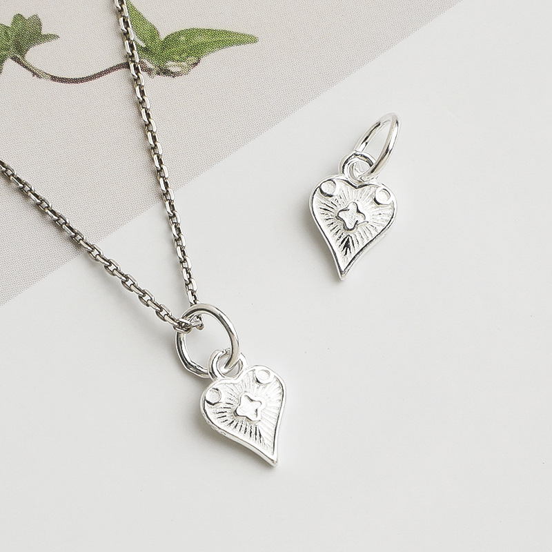 925 Silver Pendant Heart Charm - đánh giá và giá Jewelry Making In La