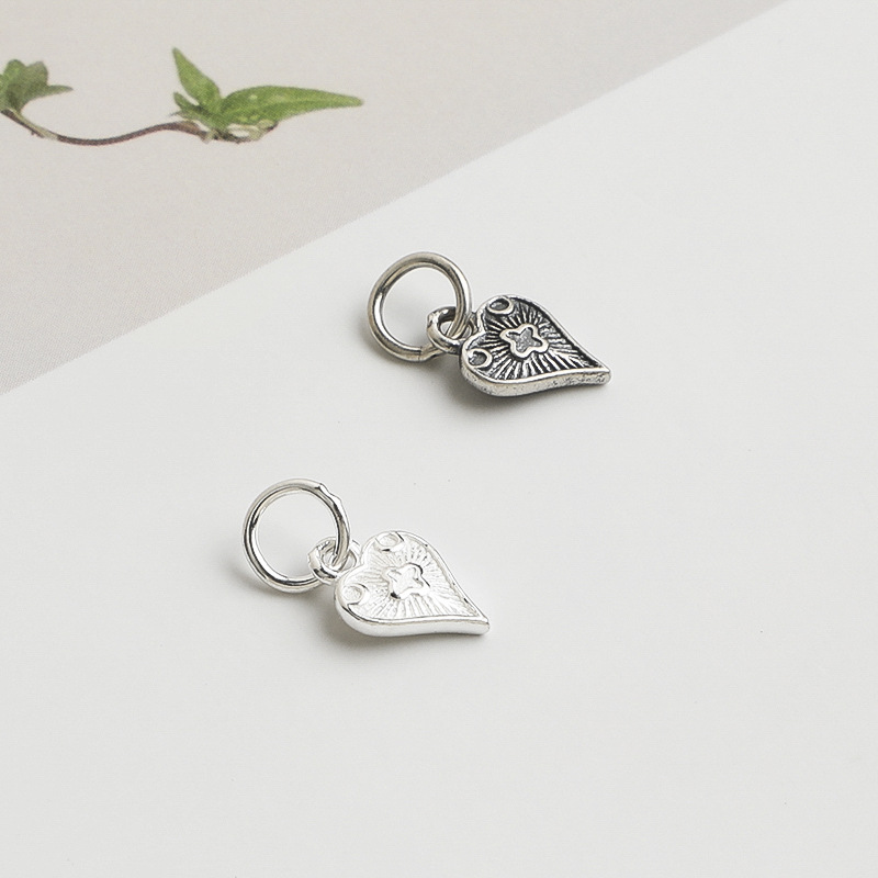 925 Silver Pendant Heart Charm - đánh giá và giá Jewelry Making In La