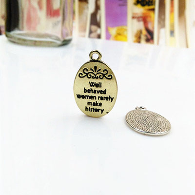 20 Cái/lô 16X21Mm Cư Xử Tốt Nữ - đánh giá và giá Jewelry Making History