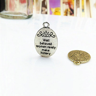 20 Cái/lô 16X21Mm Cư Xử Tốt Nữ - đánh giá và giá Jewelry Making History