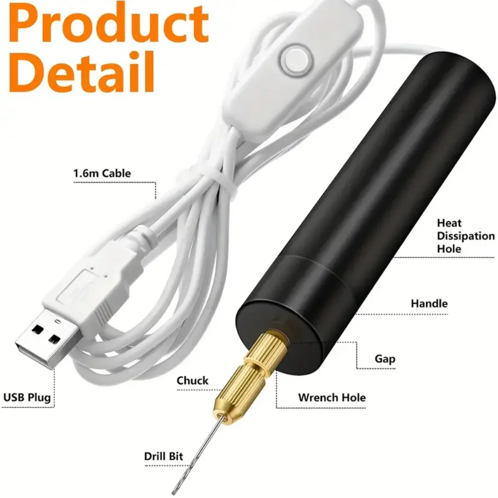 Mini Electric Drill USB Powere - đánh giá và giá Jewelry Making Dc