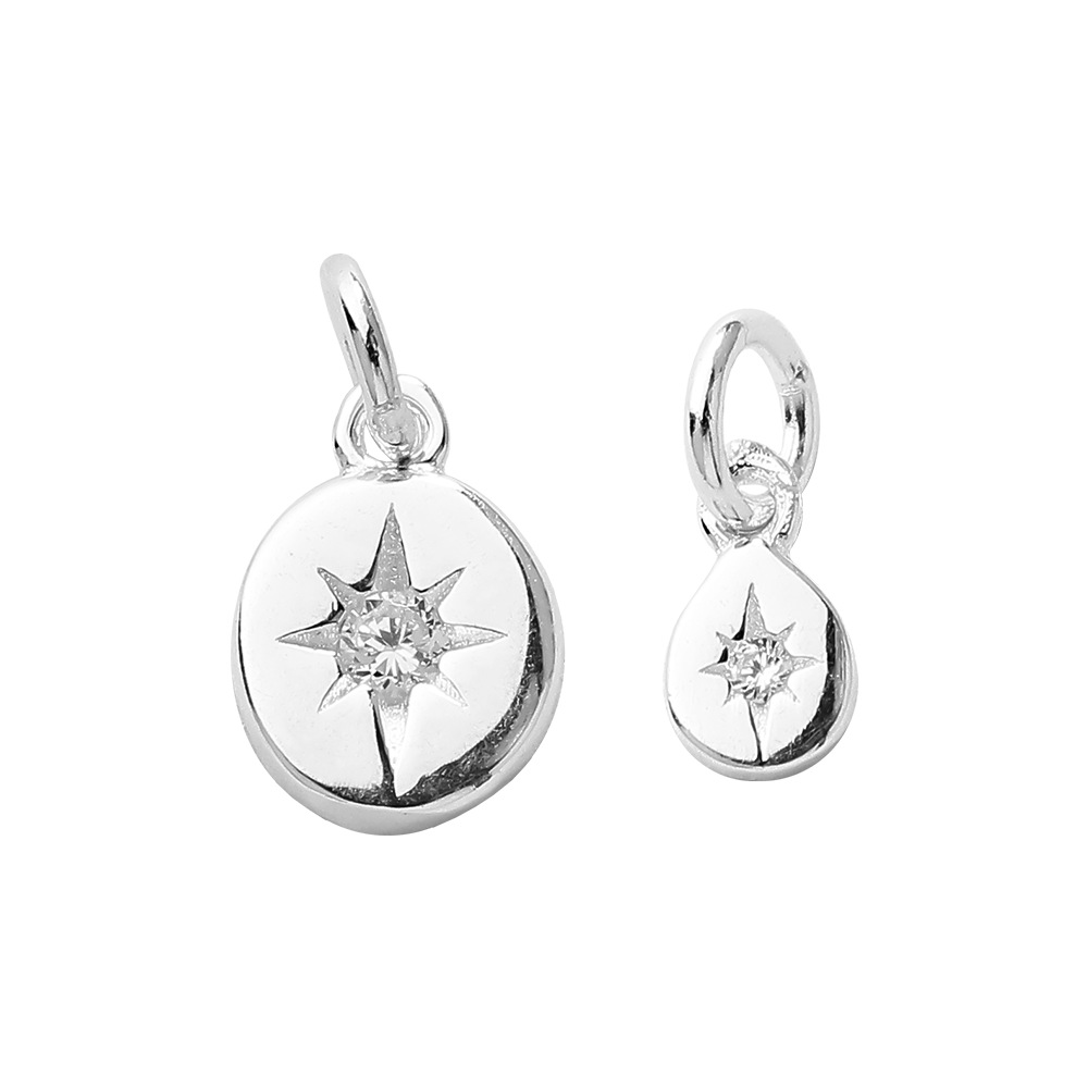 925 Silver Star Charm 925 Silv - đánh giá và giá Jewelry Making In La