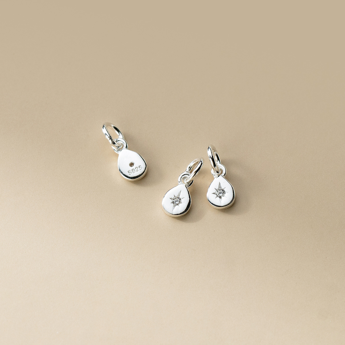 925 Silver Star Charm 925 Silv - đánh giá và giá Jewelry Making In La