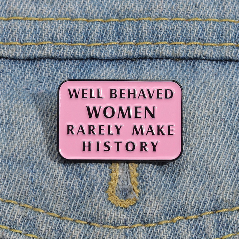 Feminist Enamel Pins Well Beha - đánh giá và giá Jewelry Making History